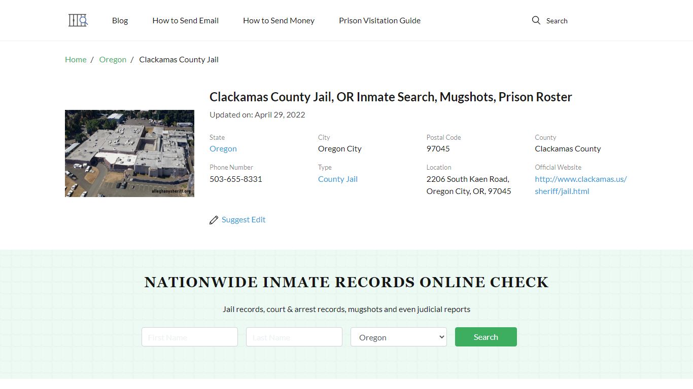 Clackamas County Jail, OR Inmate Search, Mugshots, Prison Roster
